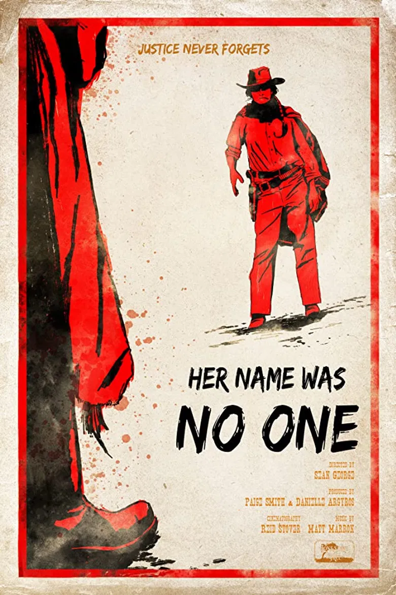 Her Name Was No One poster background
