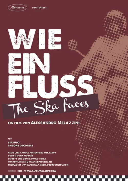 Wie ein Fluss. The Ska faces poster background