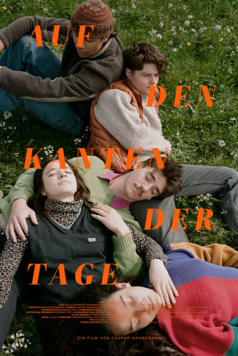 Auf den Kanten der Tage poster background