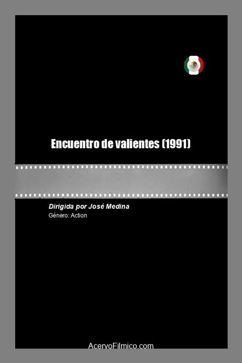 Encuentro de valientes poster background