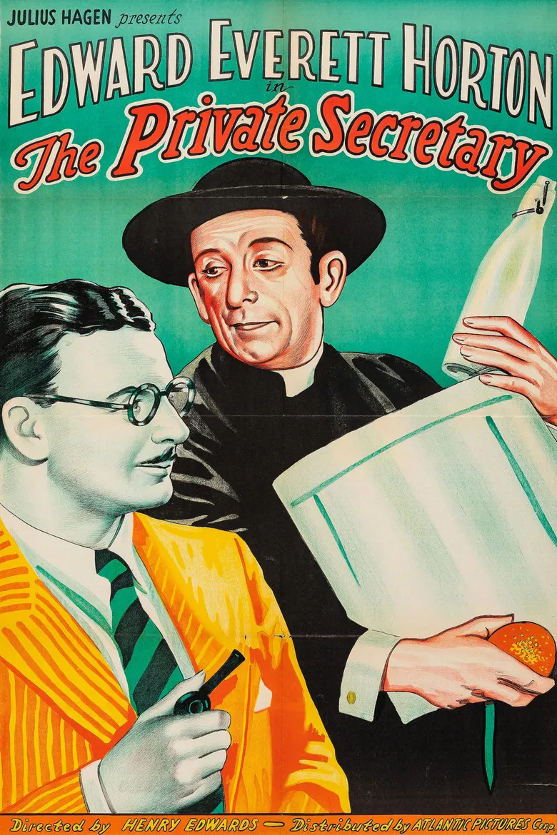 The Private Secretary poster background