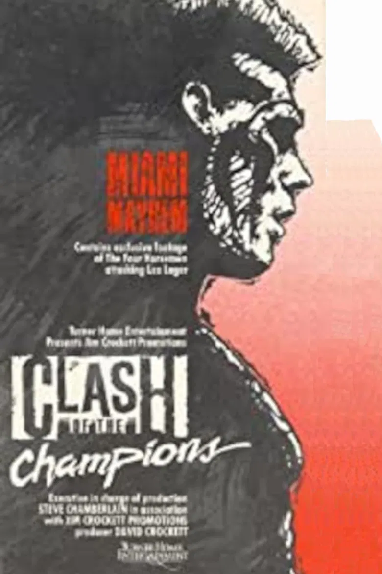 NWA Clash of the Champions II: Miami Mayhem poster background
