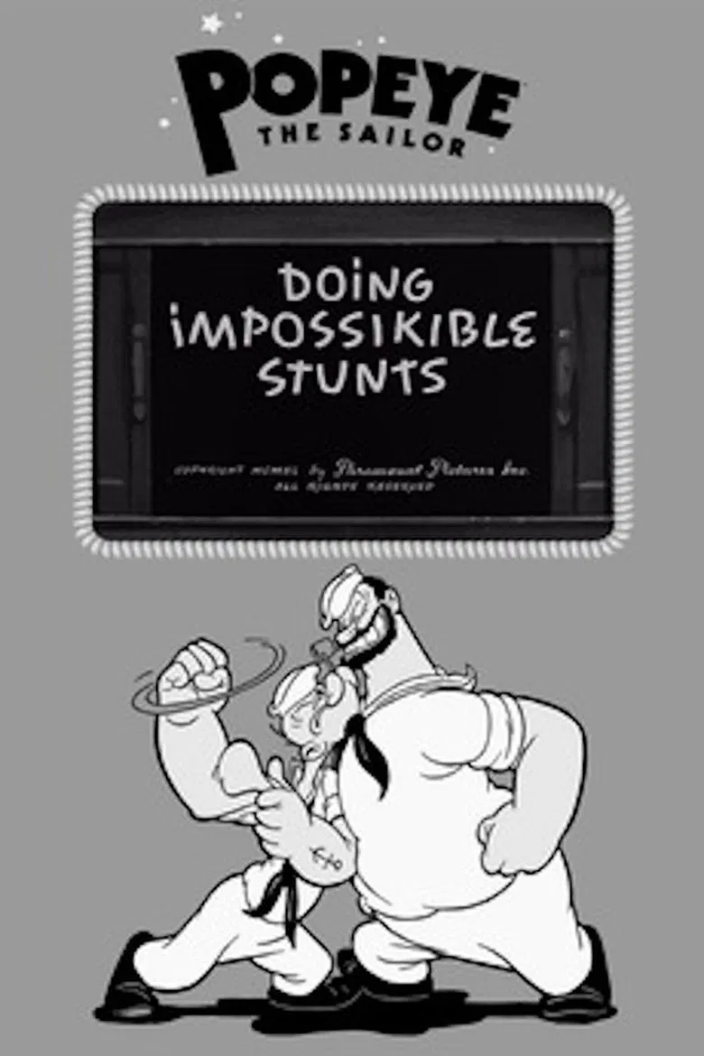 Doing Impossikible Stunts poster background