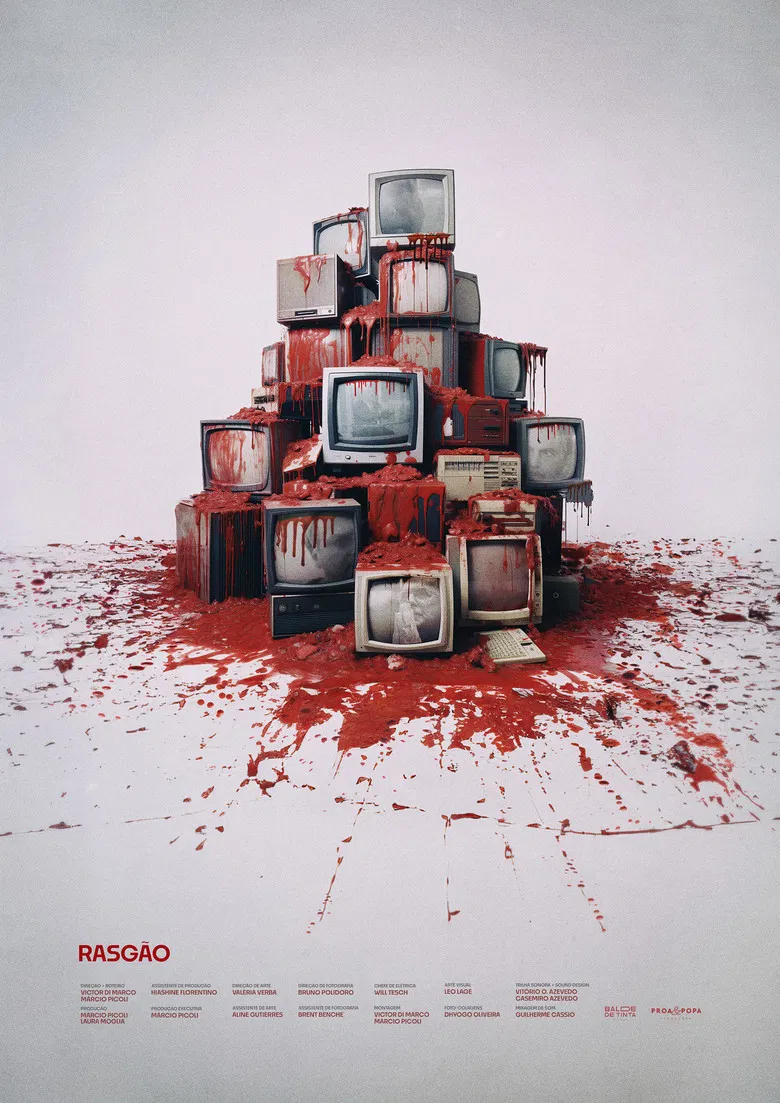 Ripped poster background