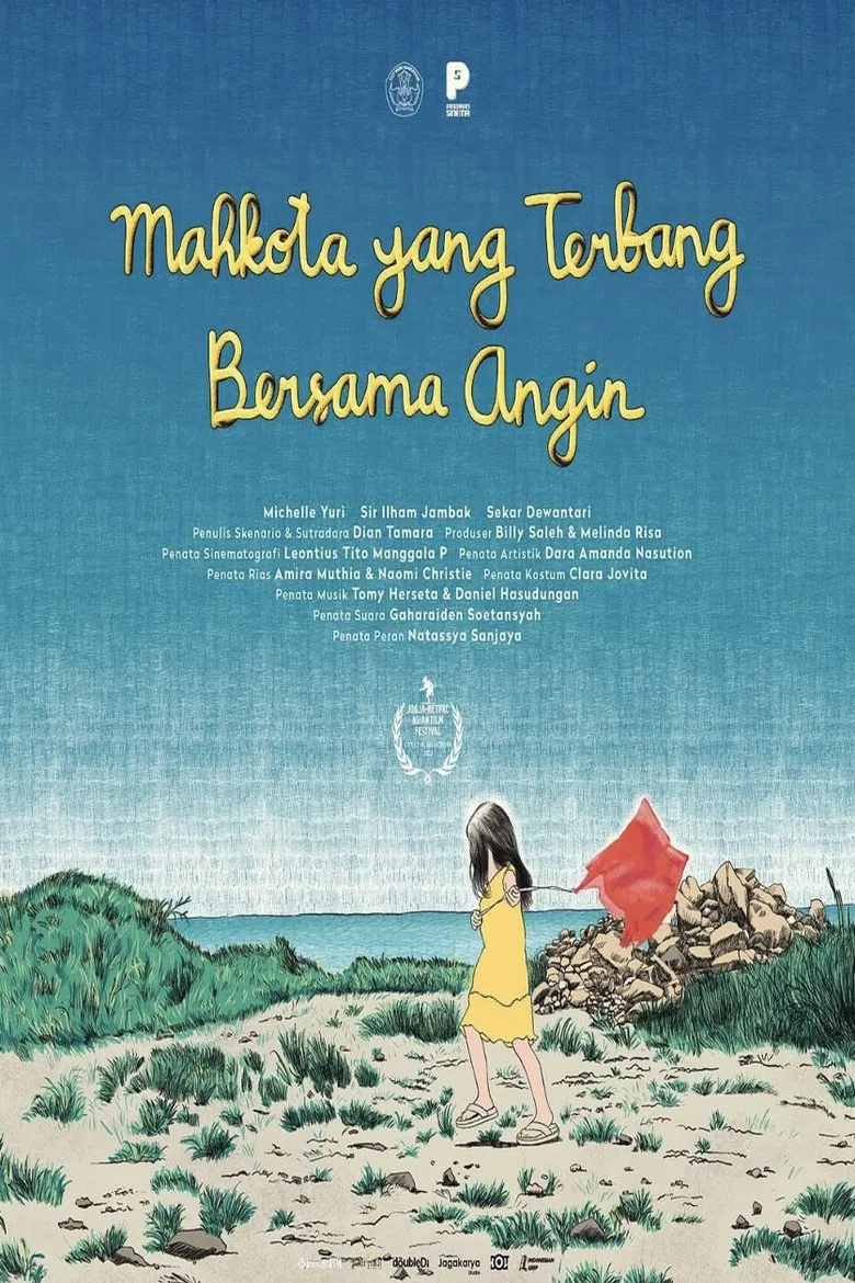 Mahkota Yang Terbang Bersama Angin poster background