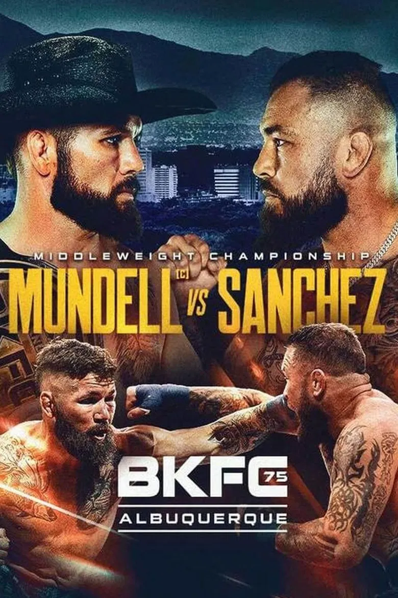 BKFC 75: Mundell vs. Sanchez poster background