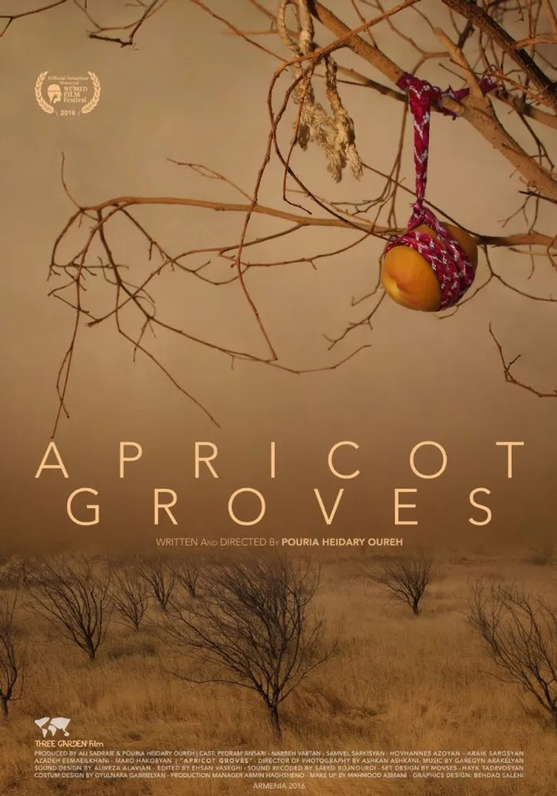 Apricot Groves poster background