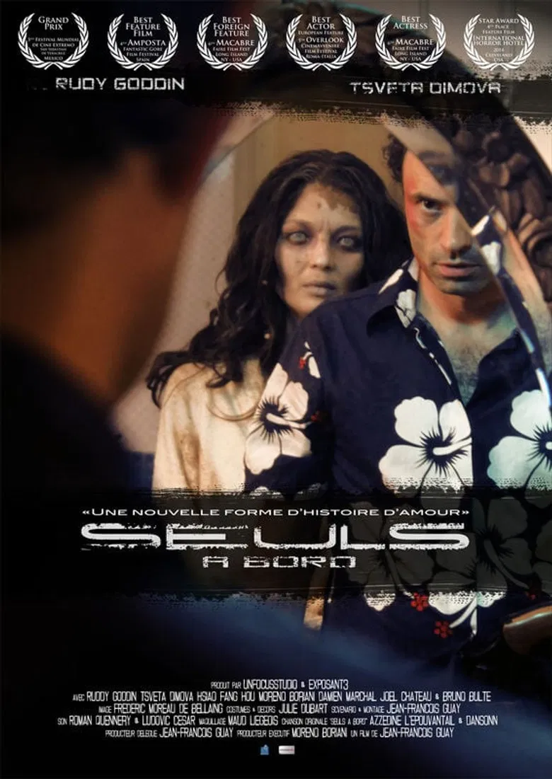 Alone on Board poster background