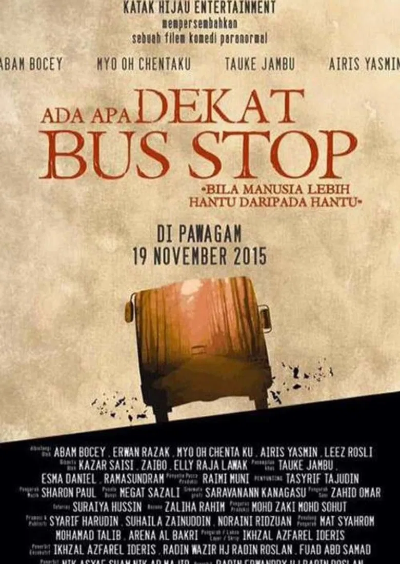 Ada Apa Dekat Bus Stop poster background