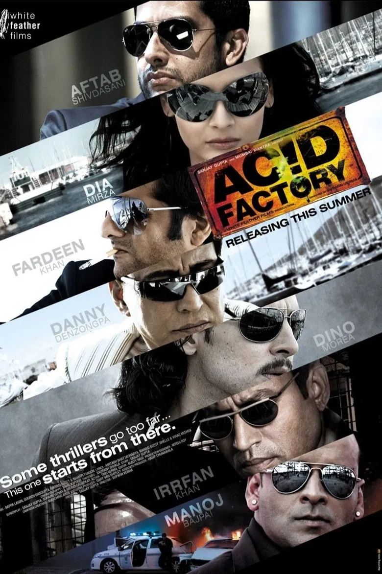 Acid Factory poster background