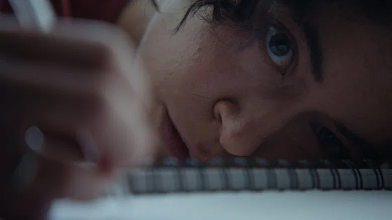 Atmospheric shot of the cabin or woods