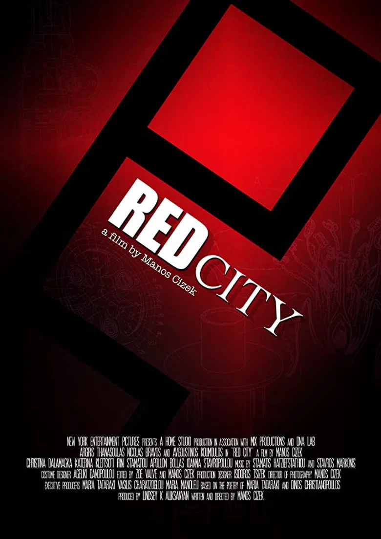Red City poster background