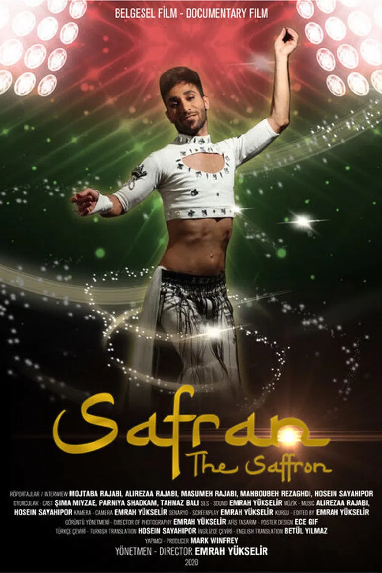The Saffron poster background