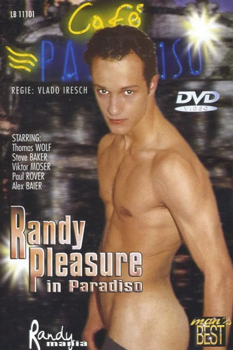 Randy Pleasure in Paradiso poster background