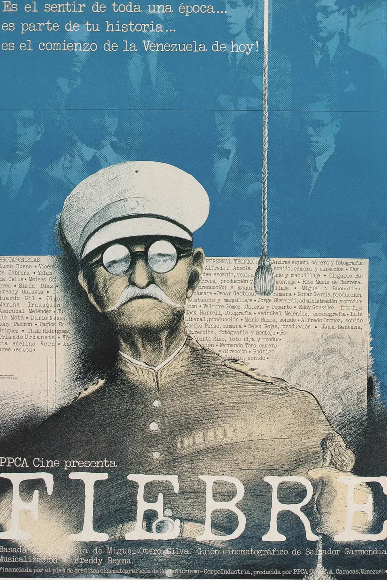 Fiebre poster background