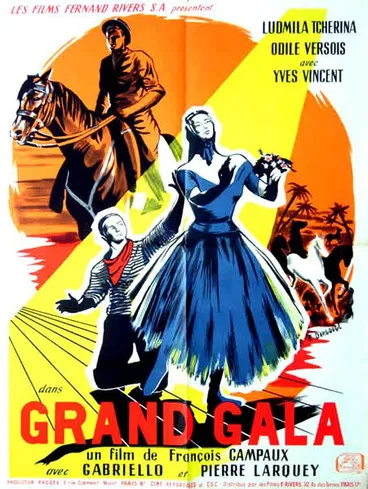 Grand gala poster background