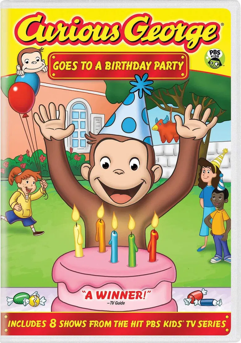 Curious George: Goes to a Birthday Party poster background