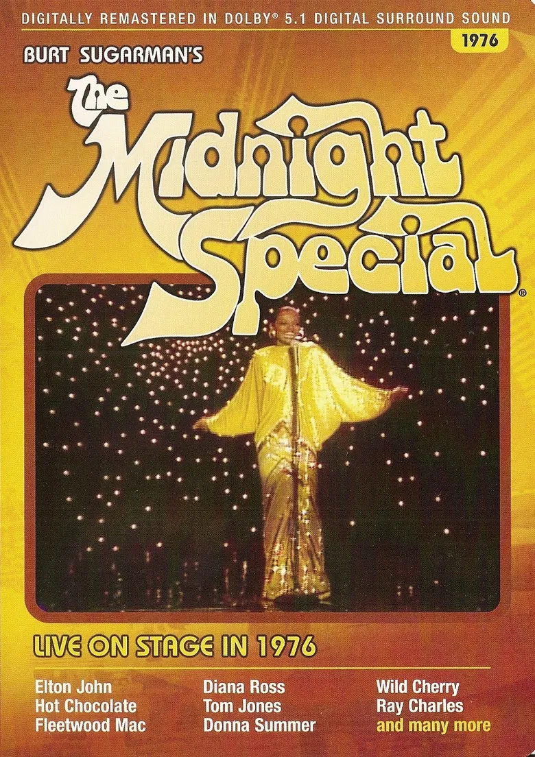 Burt Sugarman's The Midnight Special: 1976 poster background