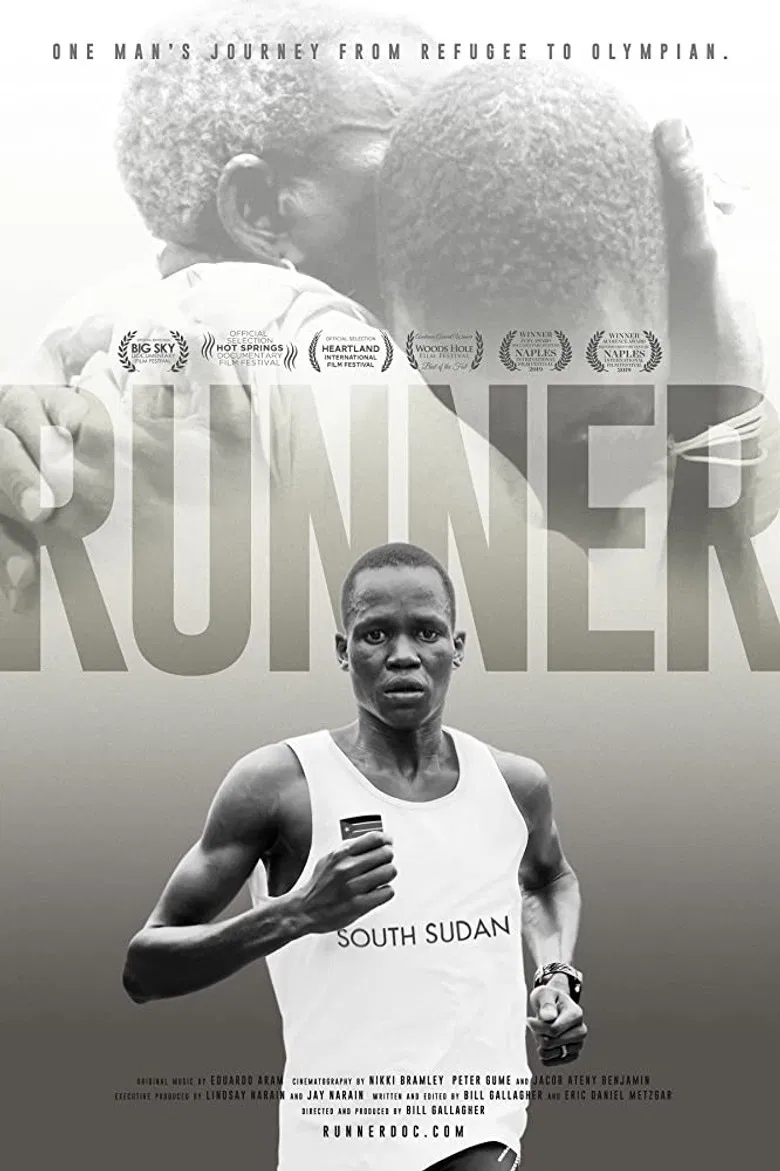 Runner poster background
