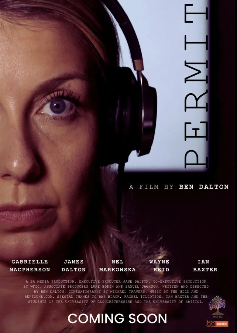 Permit poster background