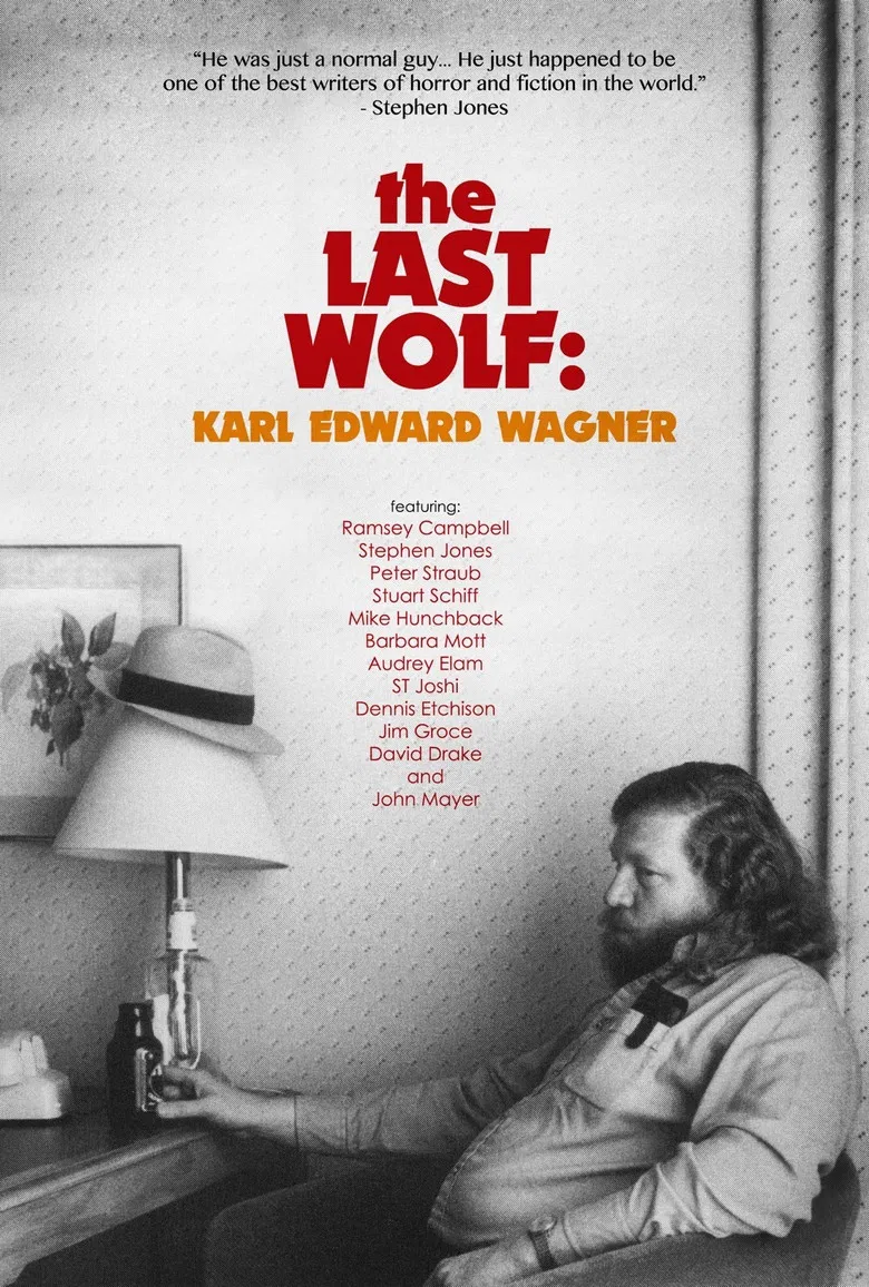 The Last Wolf: Karl Edward Wagner poster background