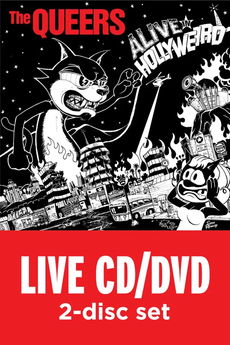 The Queers Alive in Hollyweird poster background