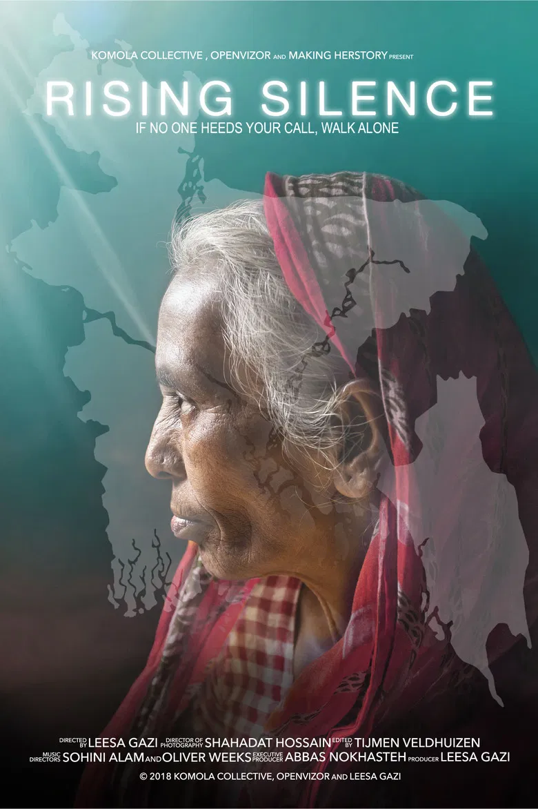 Rising Silence poster background