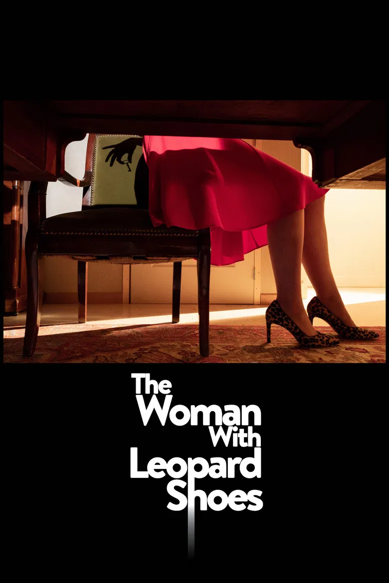 The Woman with Leopard Shoes poster background