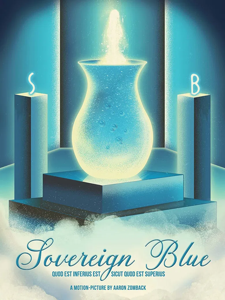 Sovereign Blue poster background