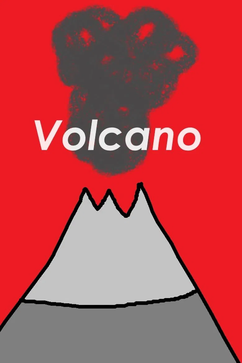 Volcano poster background