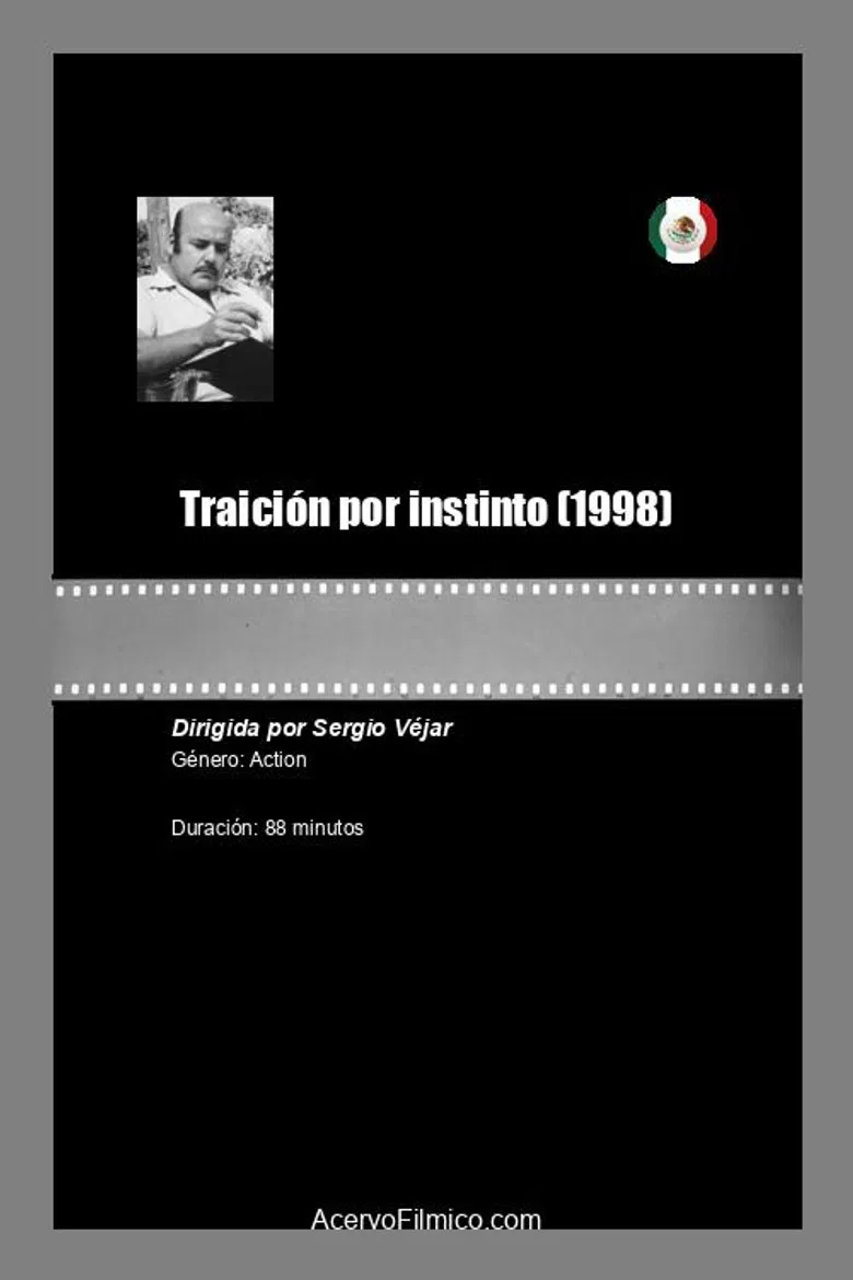 Traición por instinto poster background