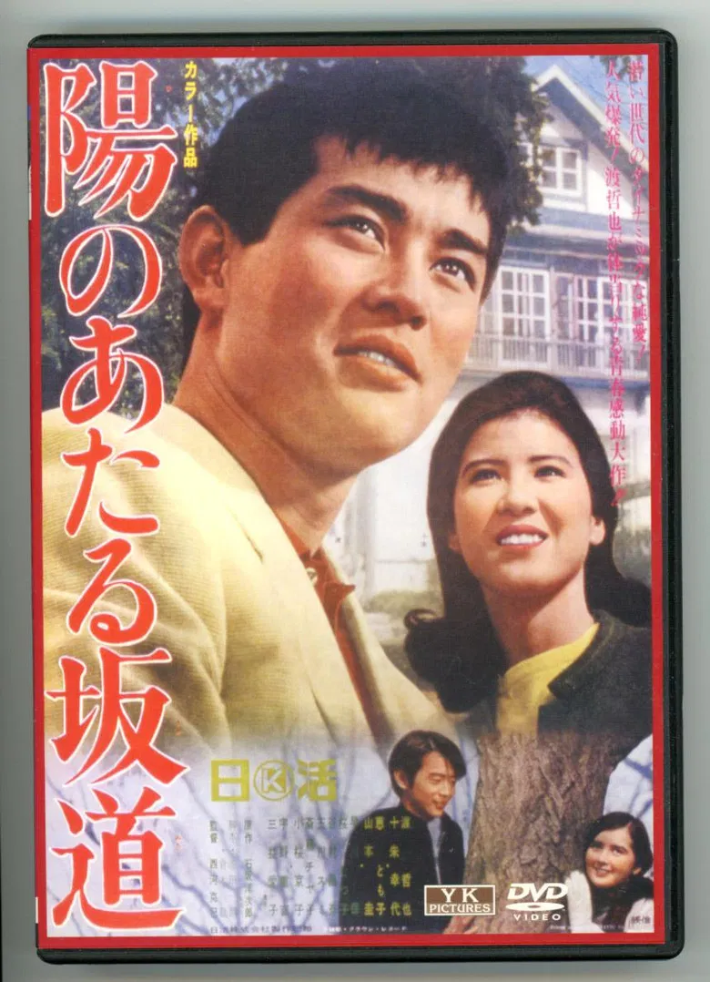 陽のあたる坂道 poster background