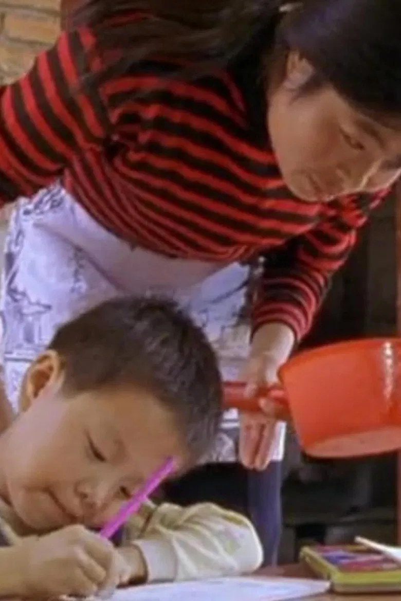 China, the dragon's ascent. Family values poster background