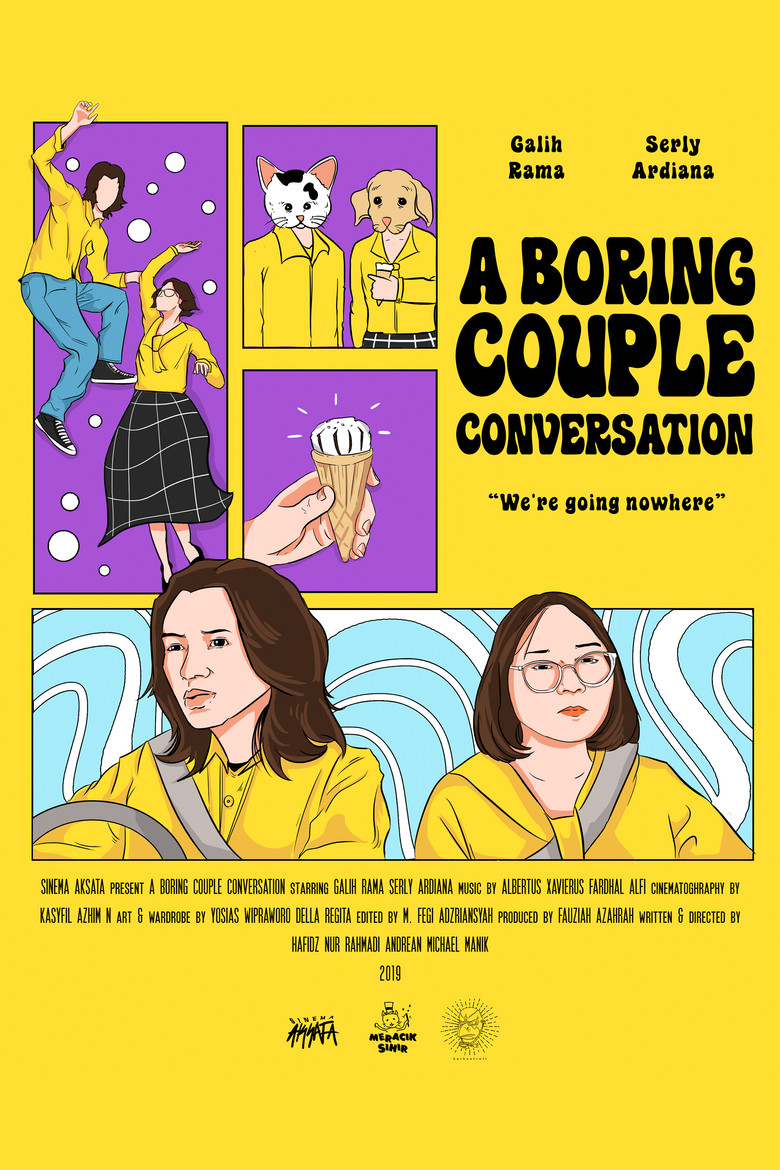 A Boring Couple Conversation poster background