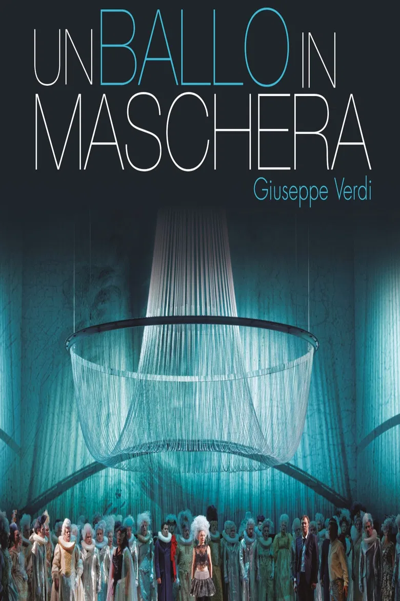 Un Ballo in Maschera - Barcelona poster background