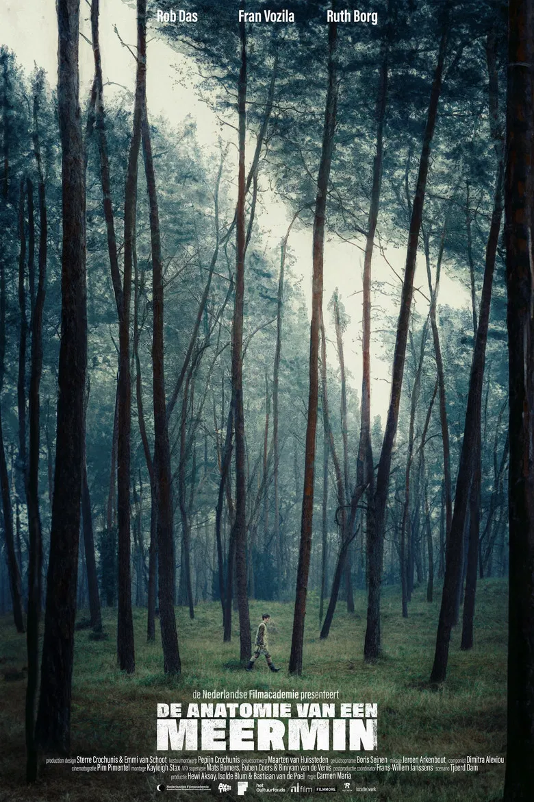 De anatomie van een meermin poster background