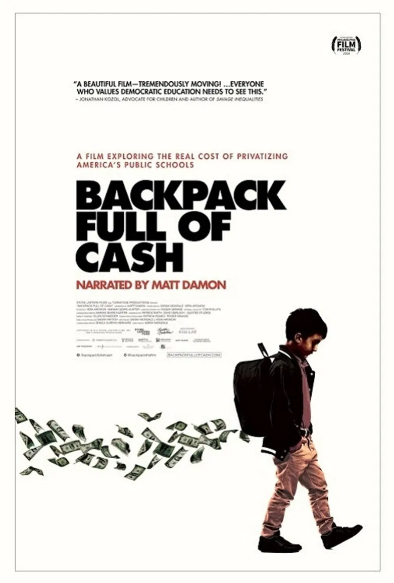 Backpack Full of Cash poster background