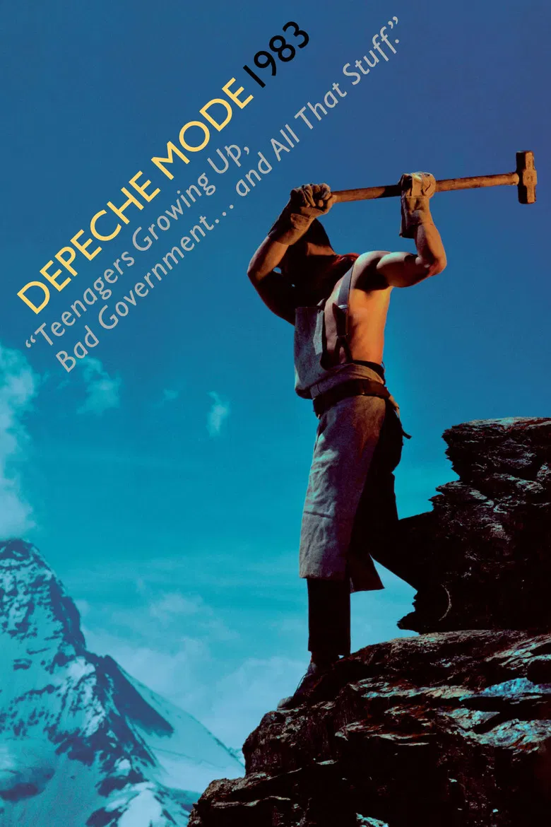 Depeche Mode: 1983 “Teenagers Growing Up, Bad Government… and All That Stuff.” poster background