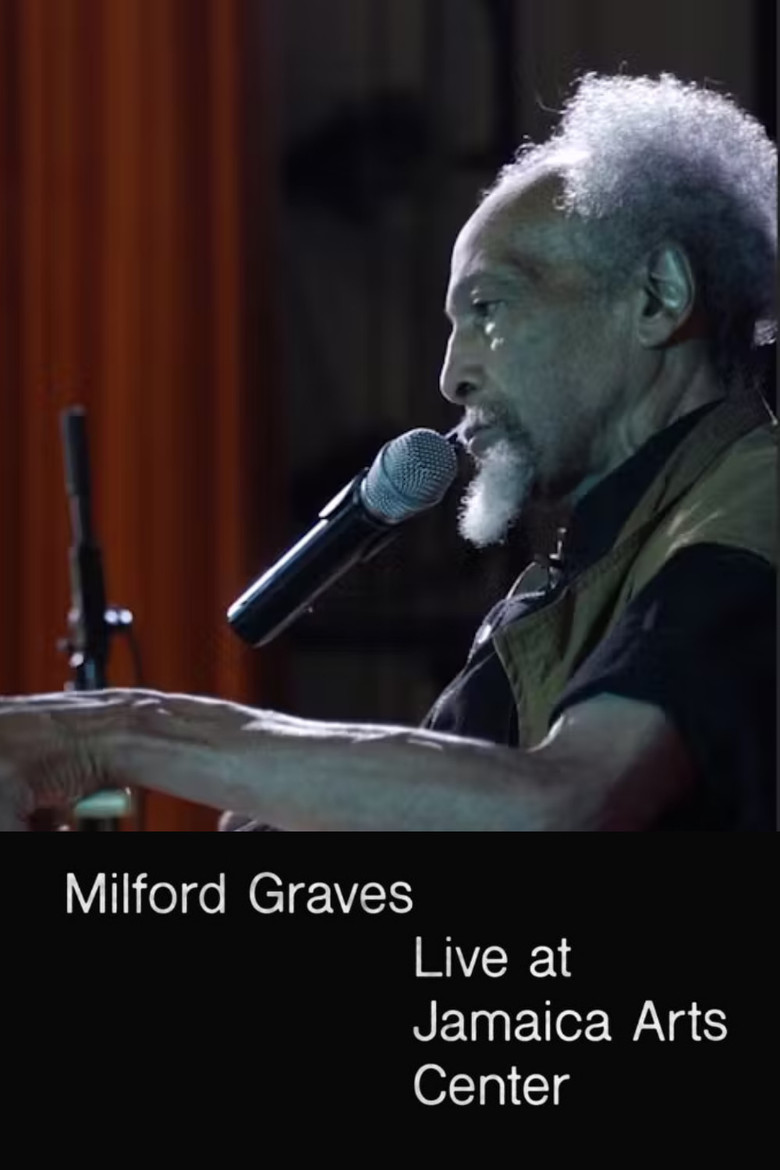 Milford Graves Live at Jamaica Arts Center poster background