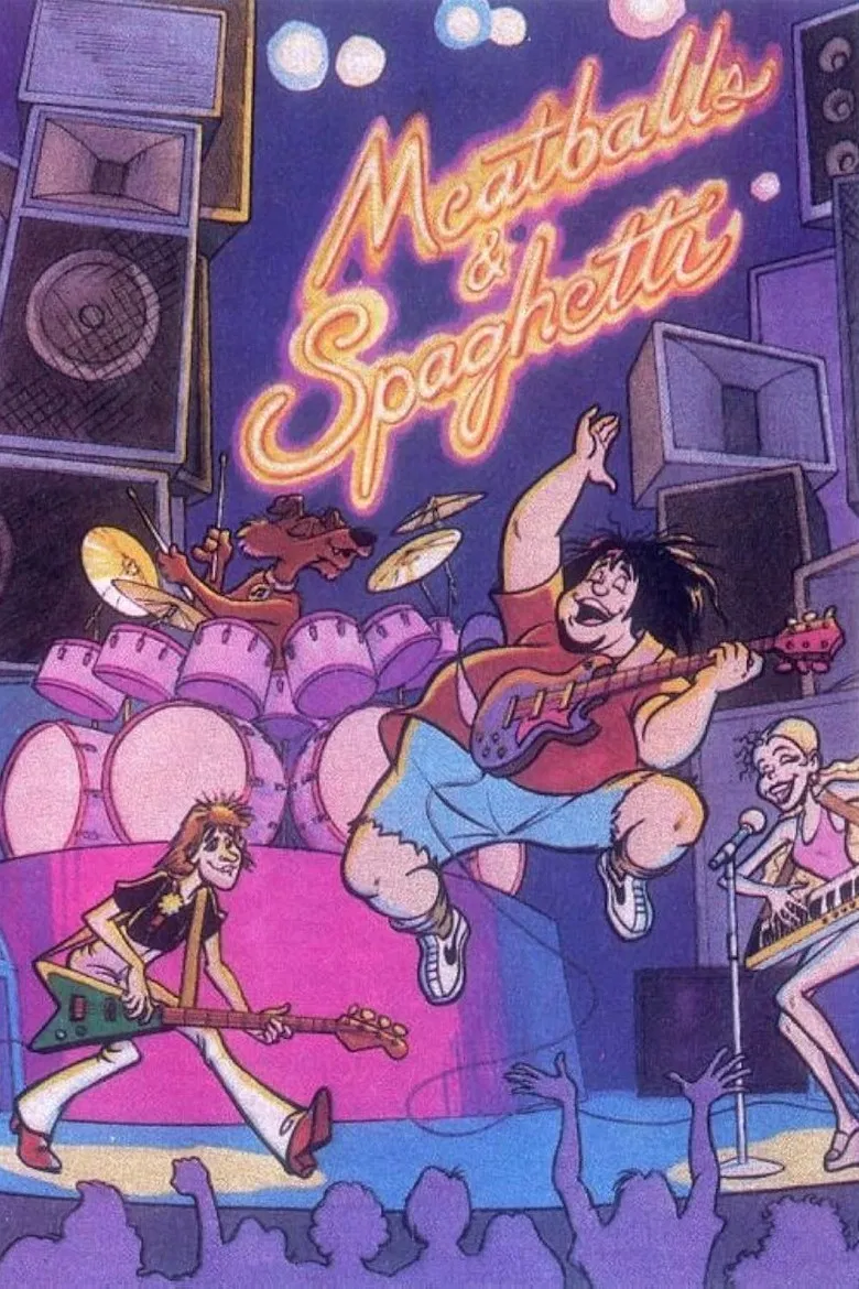 Meatballs & Spaghetti poster background