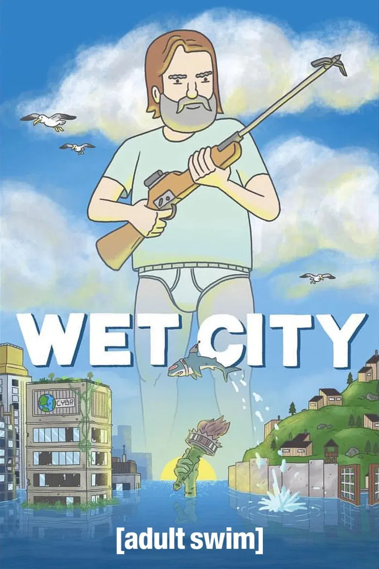 Wet City poster background