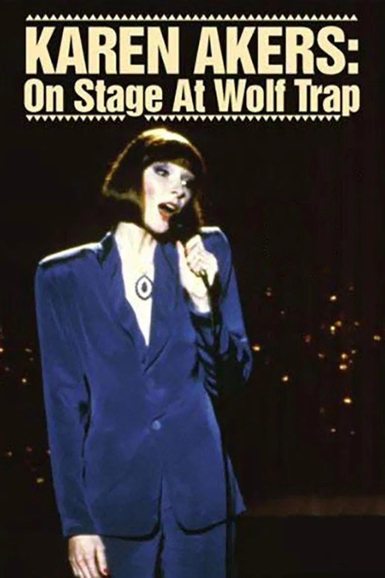 Karen Akers: On Stage at Wolf Trap poster background