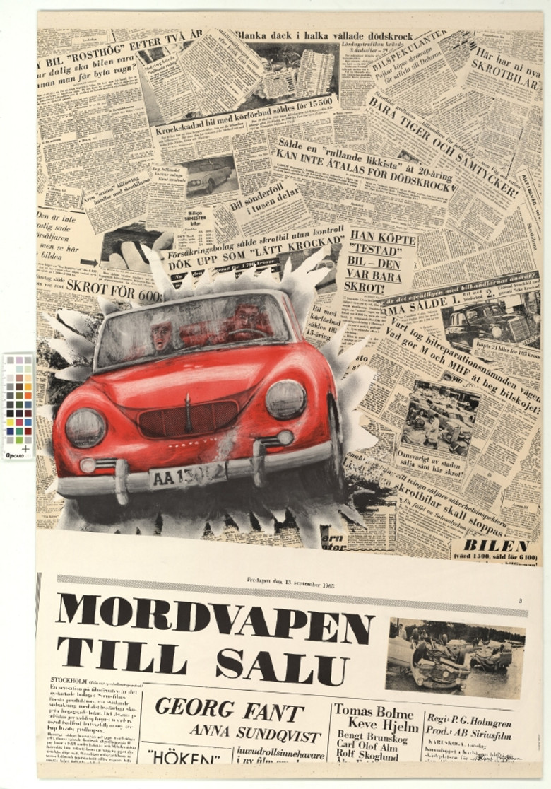Mordvapen till salu poster background