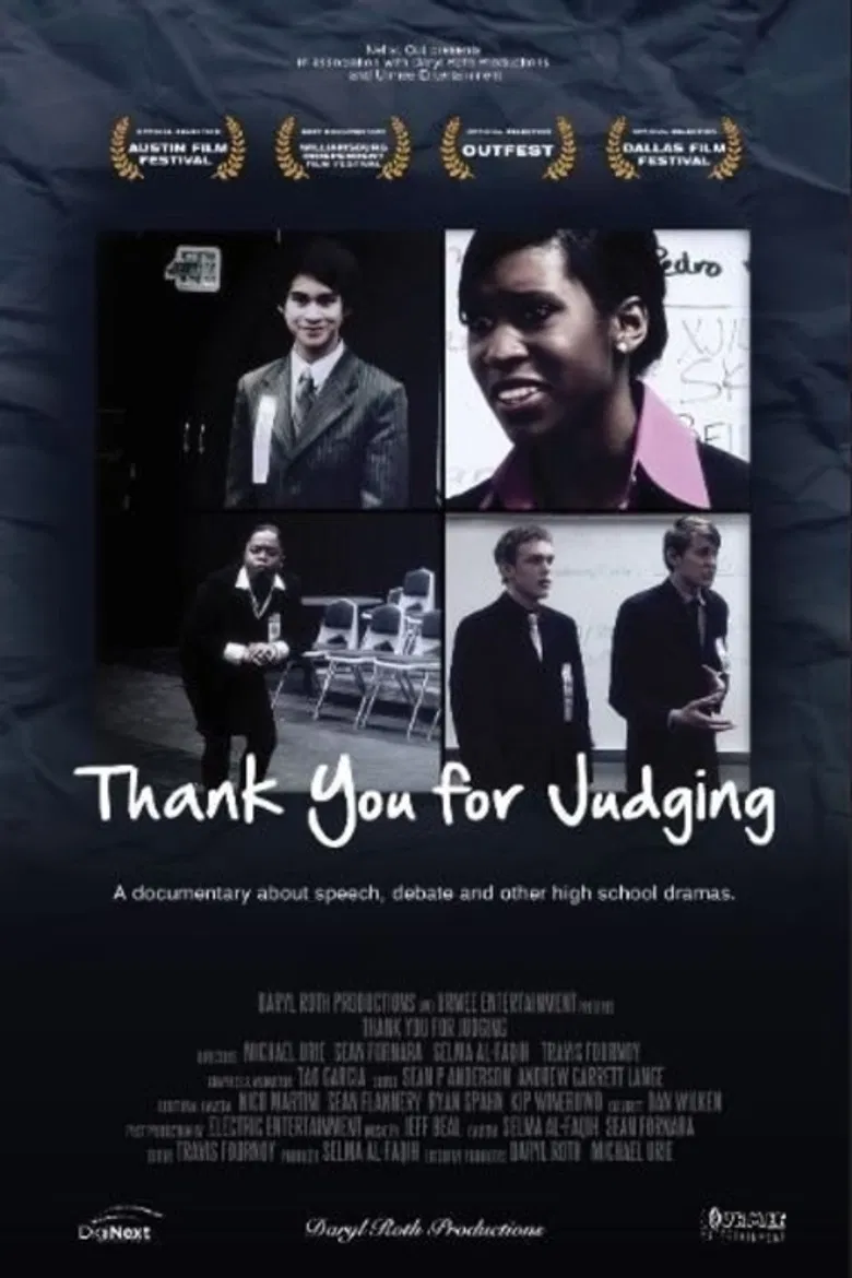 Thank You for Judging poster background
