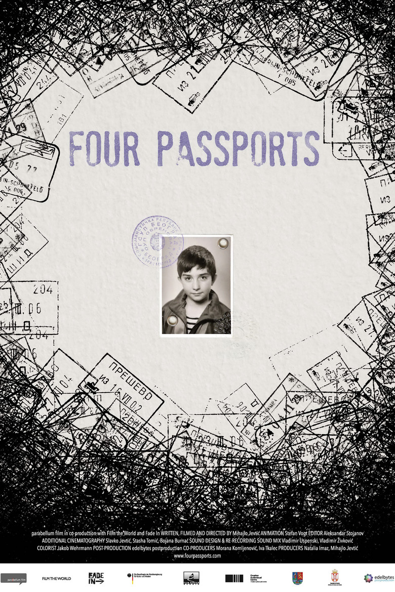 Four Passports poster background