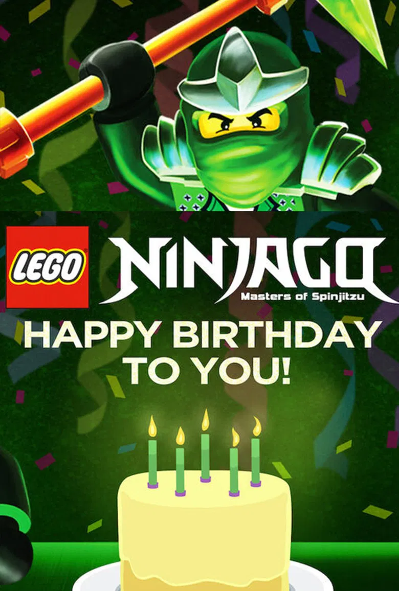 LEGO Ninjago: Happy Birthday to You! poster background