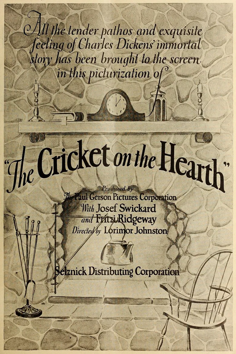 The Cricket on the Hearth poster background
