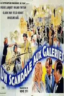 Un scandale aux Galeries poster background