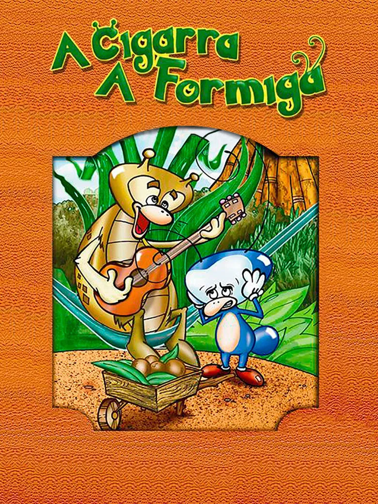 A Cigarra e a Formiga poster background