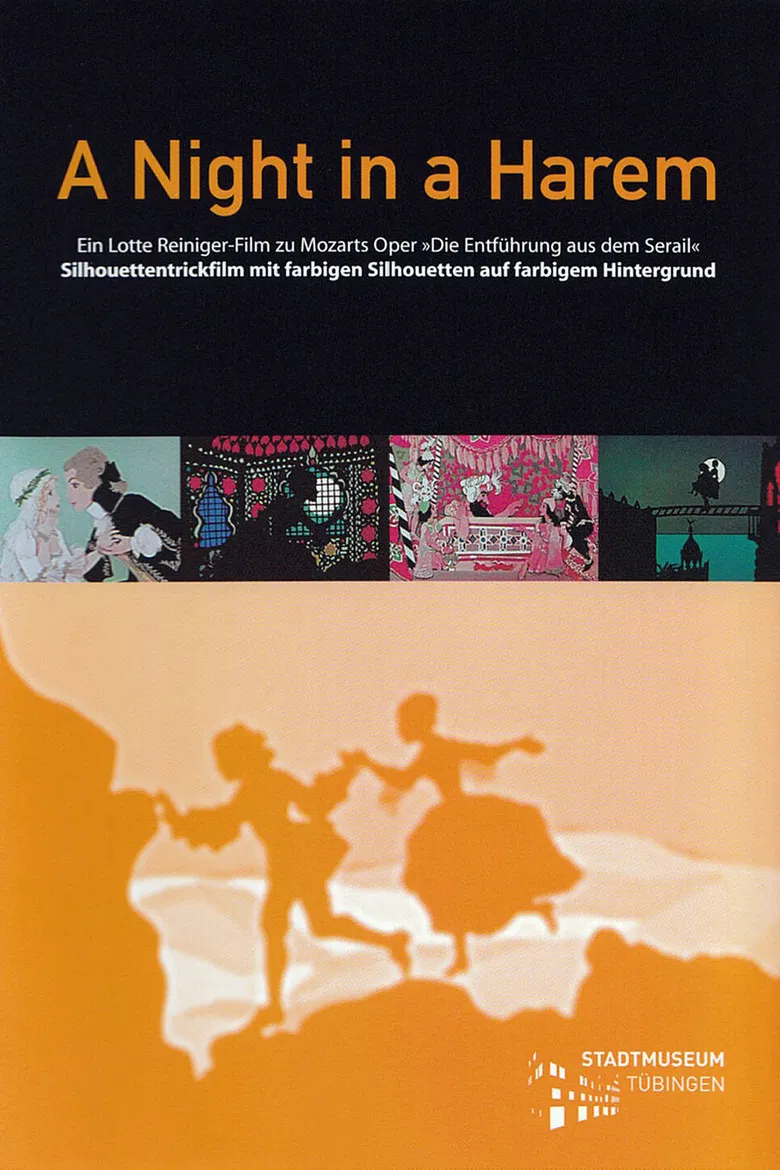 A Night in a Harem poster background